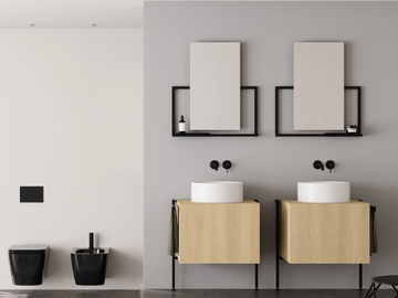 PICTURE - Single vanity unit by Scarabeo Ceramiche - view 2